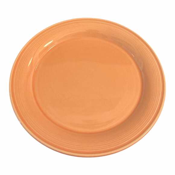 Vintage Nancy Calhoun Set of 4 Four Light Peach RING Dinner Plates 10.5" JAPAN! - Picture 2 of 4